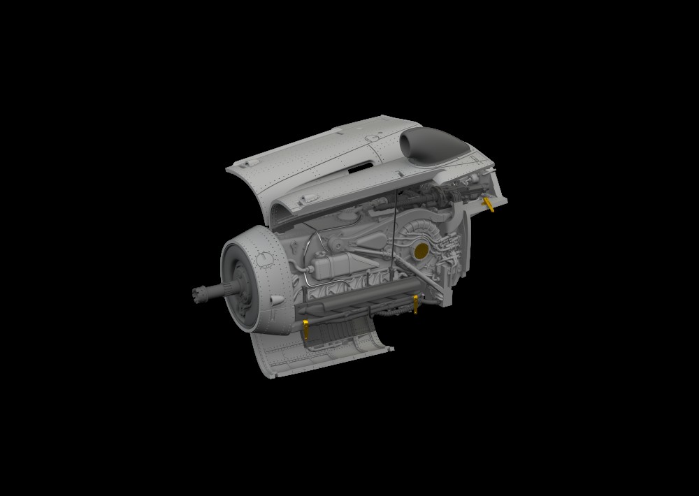 BRASSIN 1/72 Bf 109G-10 Erla engine PRINT (EDU)