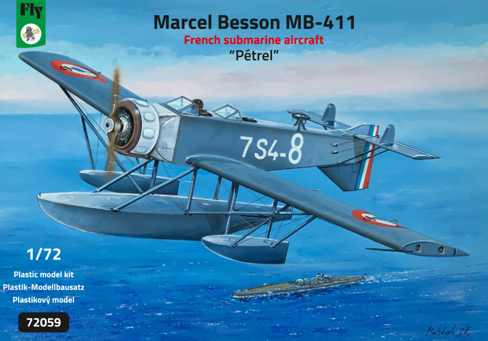 1/72 Marcel Besson MB-411 (2x camo)