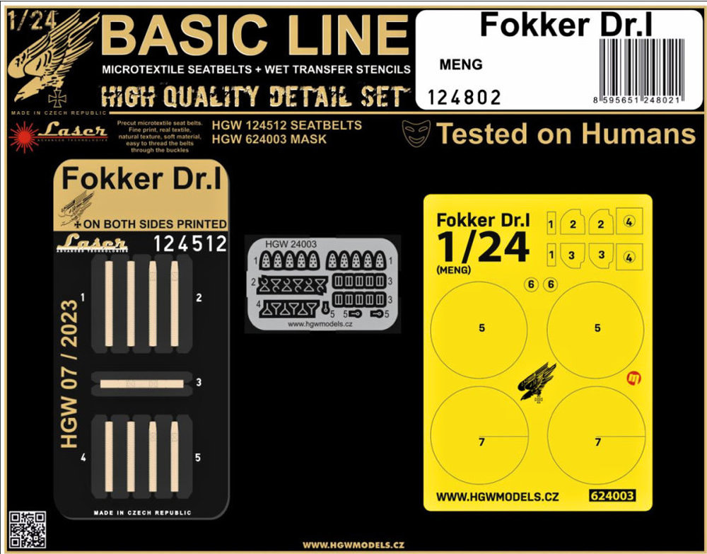 1/24 Fokker Dr.I (MENG) BASIC LINE