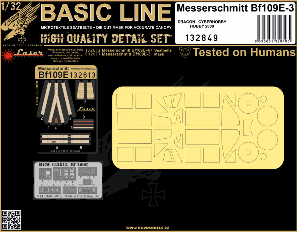 1/32 Bf 109E-3 (DRAG/CYBERH.)  BASIC LINE