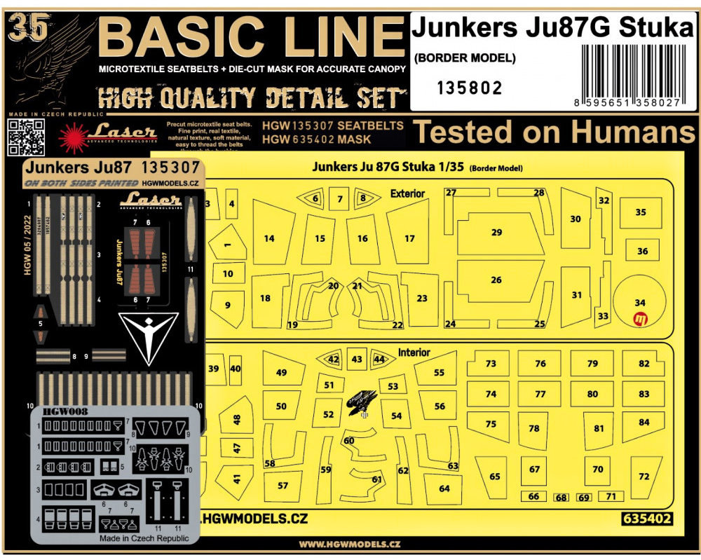 1/35 Junkers Ju 87G Stuka (BORDER) BASIC LINE