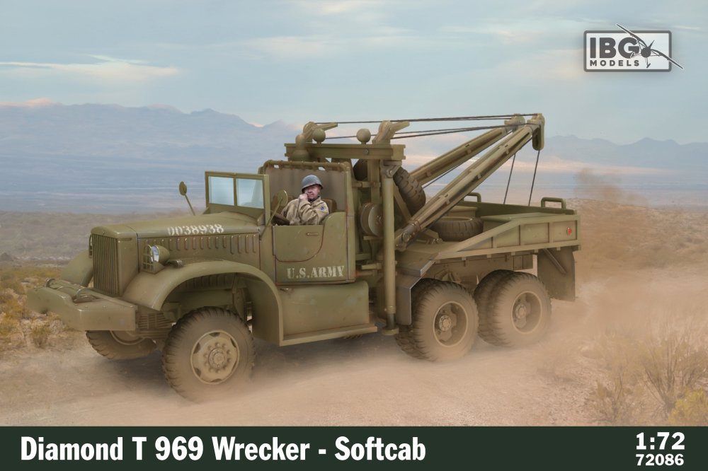 1/72 Diamond T969 Wrecker Softcab