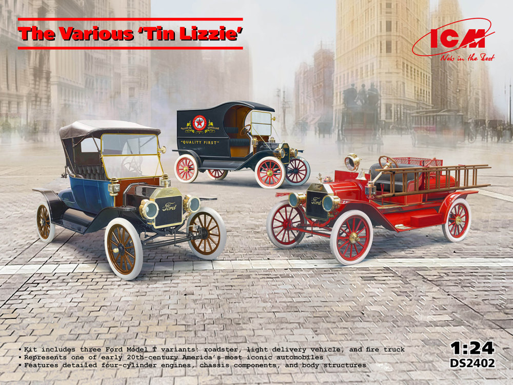 1/24 The Various 'Tin Lizzie' (3-in-1)