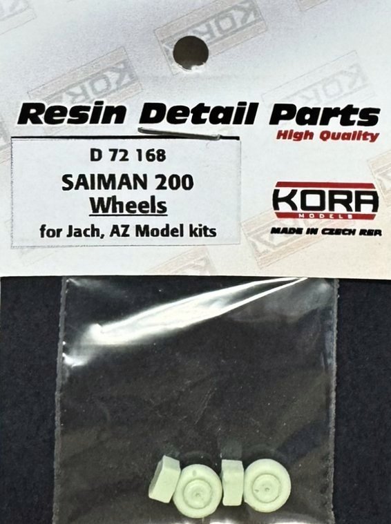 1/72 Saiman 200 Wheels (JACH/AZ)