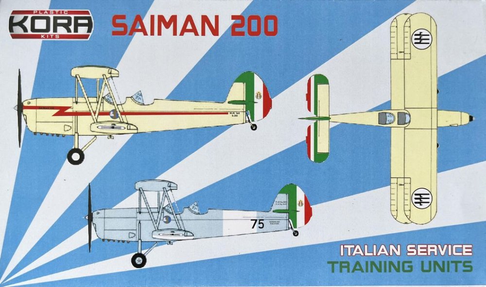 1/72 Saiman 200 Italian Service (Training Units)