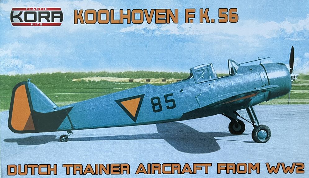 1/72 Koolhoven F.K. 56 Dutch Trainer Aircraft WWII