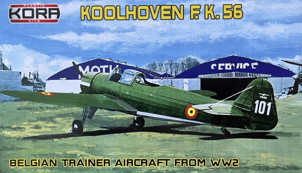 1/72 Koolhoven F.K. 56 Belgian Trainer Aircr. WWII