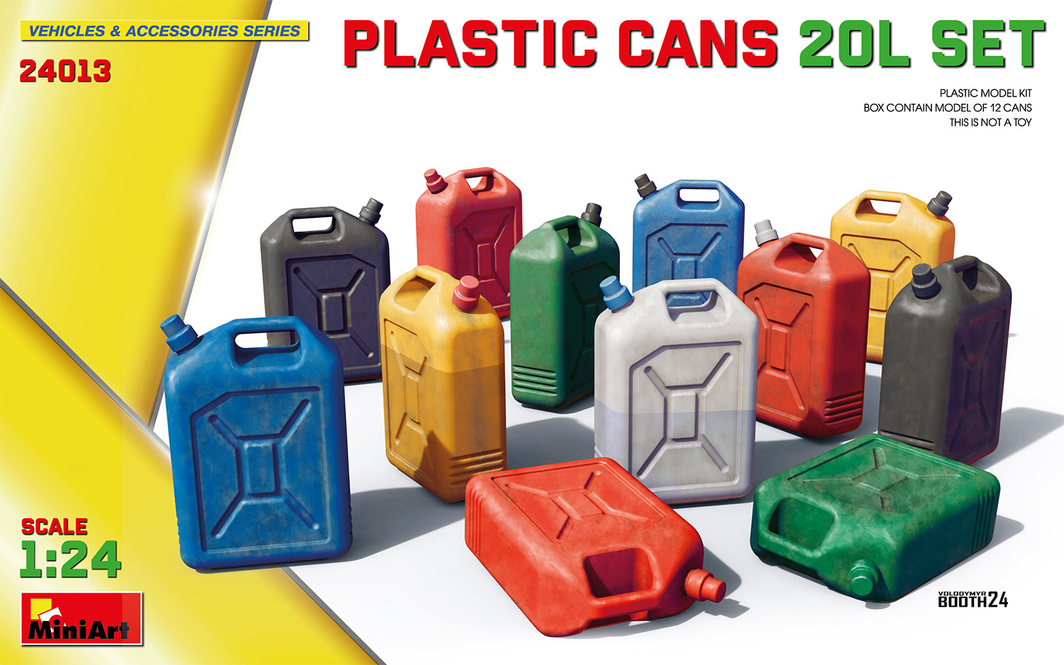 1/24 Plastic Cans 20L (12 pcs.)