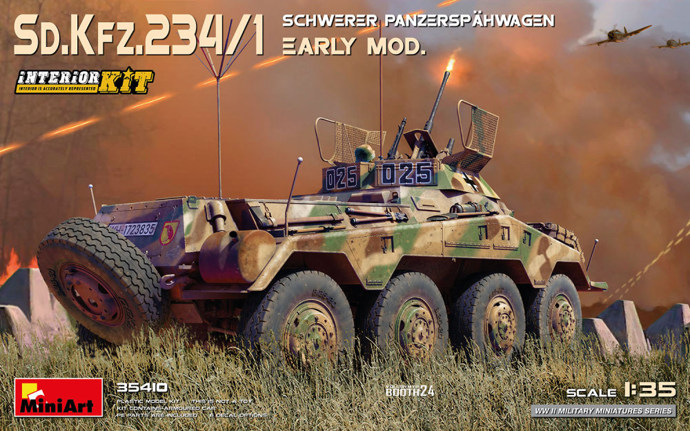 1/35 Sd.Kfz.234/1 Schwerer Panzerspwgn. w/ Int.Kit