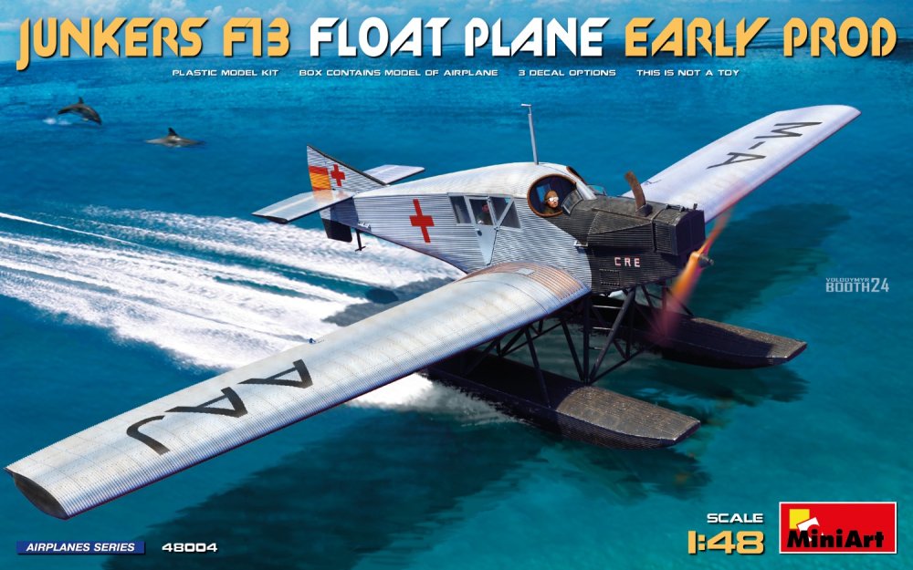 1/48 Junkers F13 Float Plane Early (3x camo)