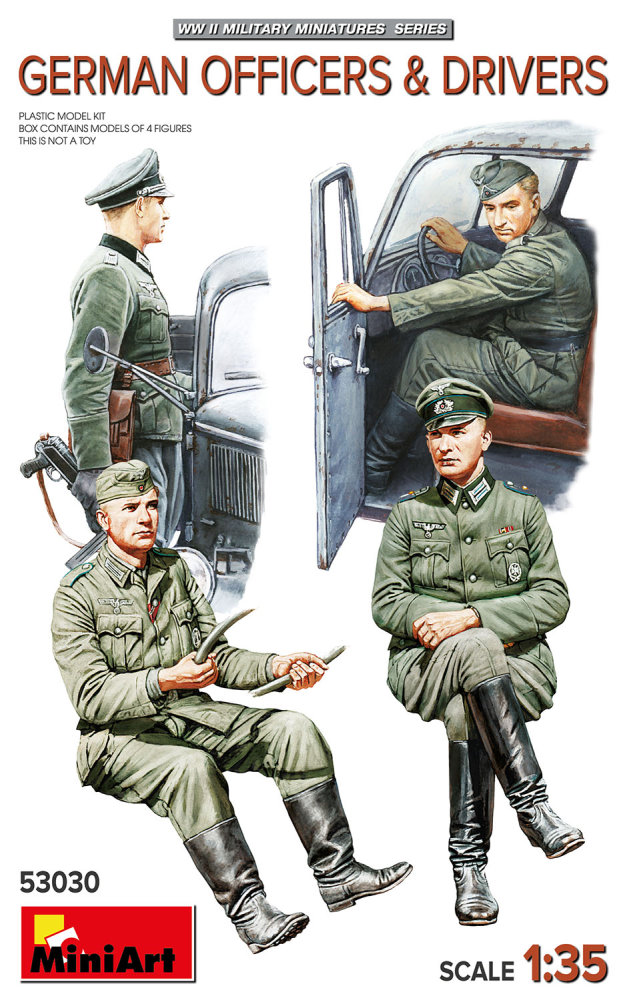 1/35 German Officers & Drivers (4 fig.)