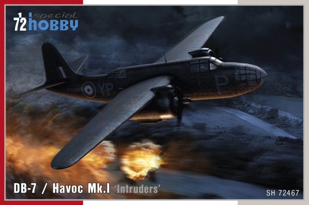 1/72 DB-7 / Havoc Mk.I 'Intruders' (4x camo)