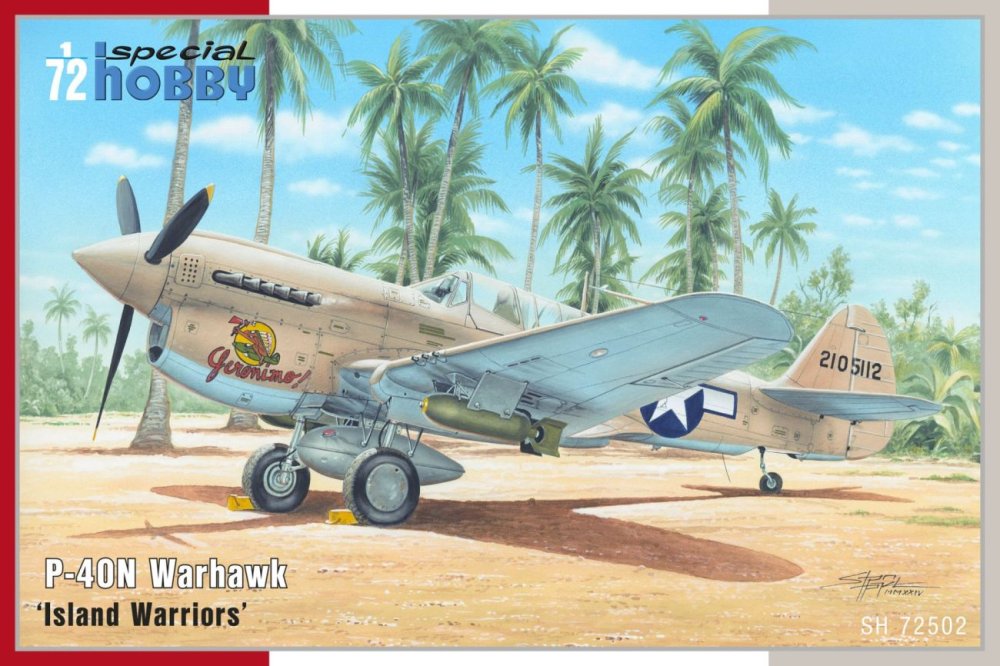 1/72 P-40N Warhawk 'Island Warriors' (4x camo)