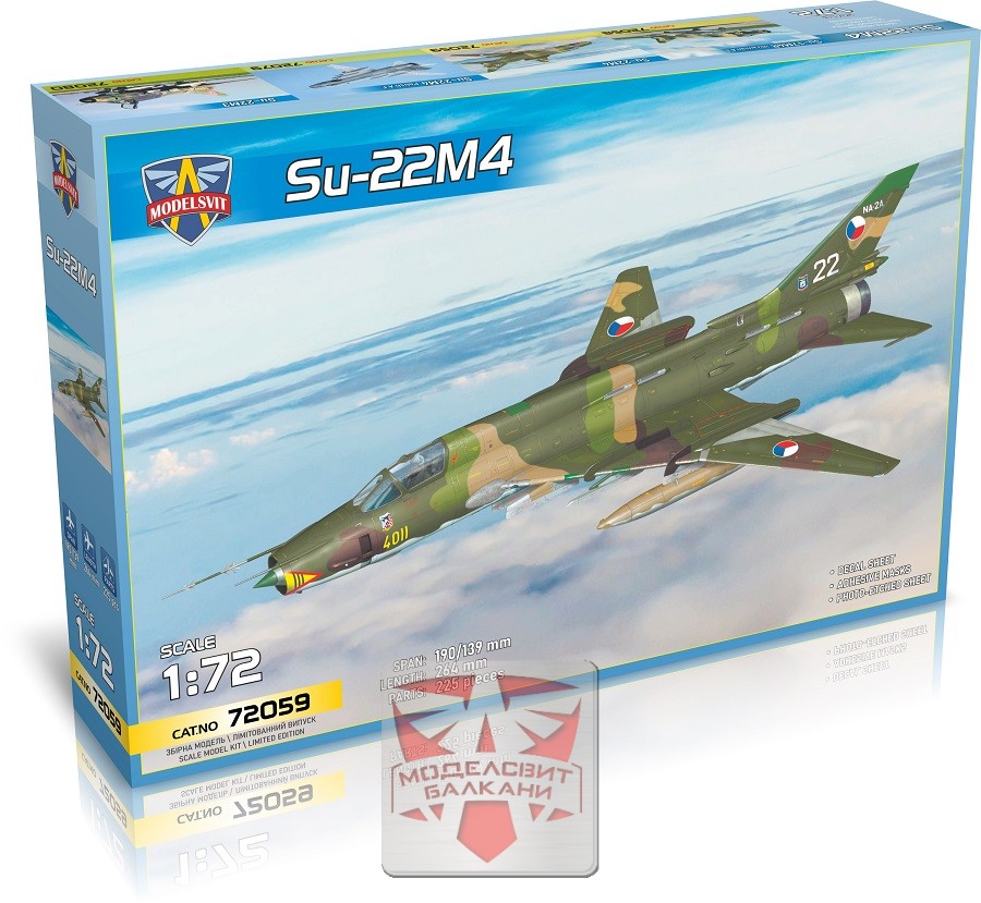 1/72 Su-22M4 Export version (3x camo)