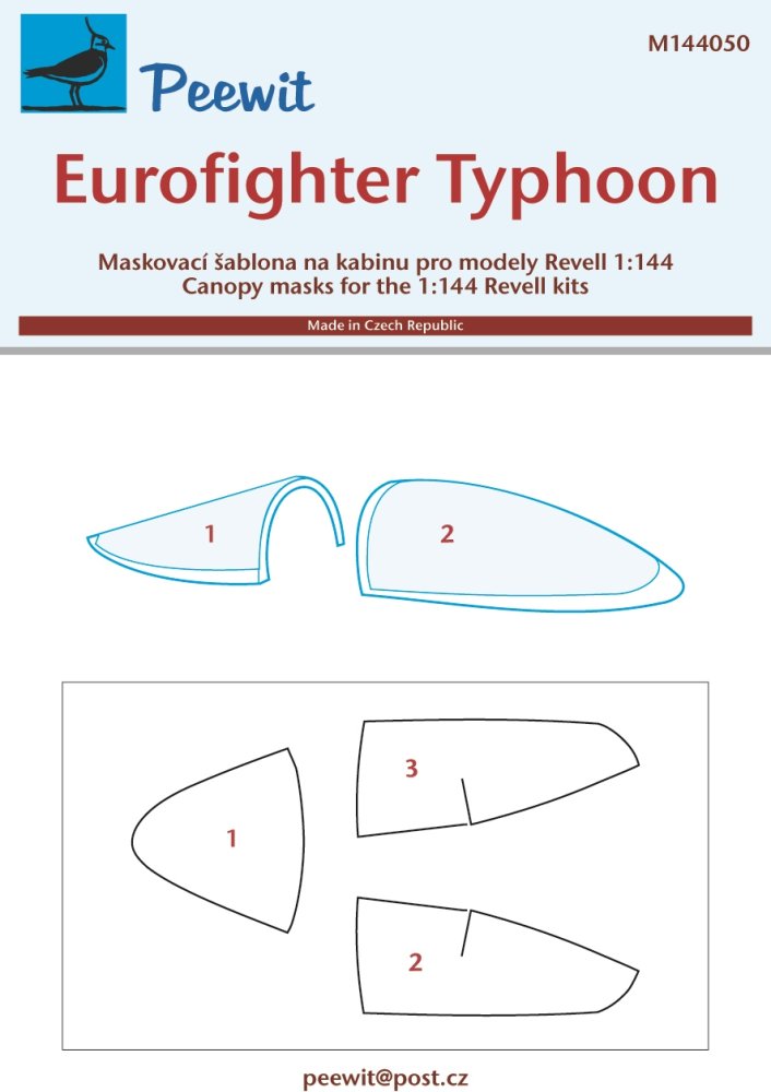 1/144 Canopy mask Eurofighter Typhoon (REV)