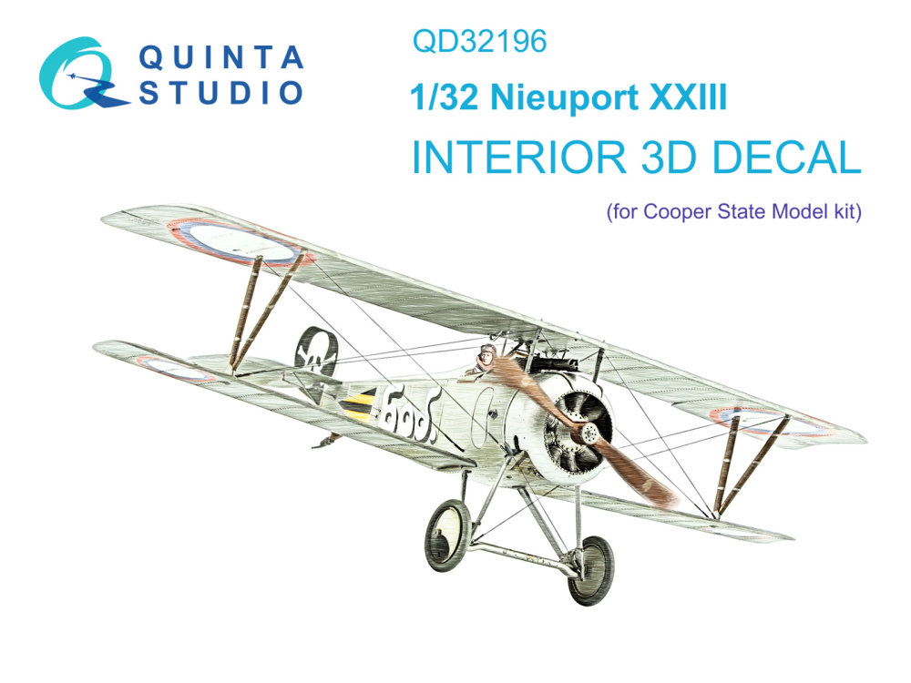 1/32 Nieuport XXIII 3D-Print.&col. Interior (CSM)