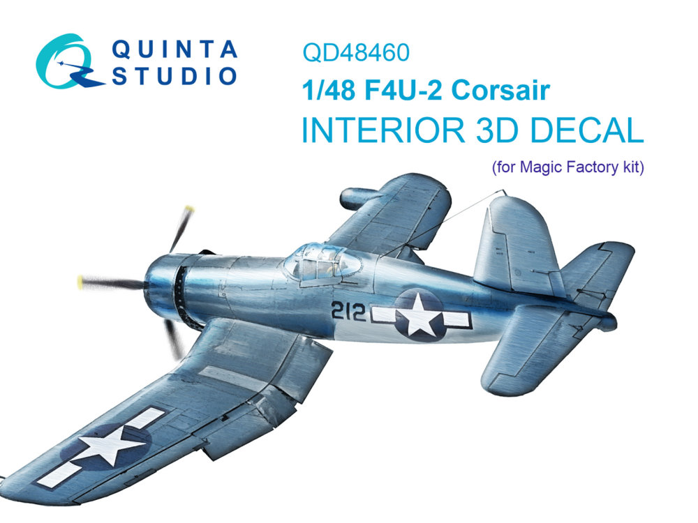 1/48 F4U-2 Corsair 3D-Print.&col.Interior (MAGIC)