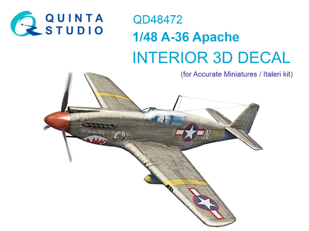 1/48 A-36 3D-Print.&col. Interior (ACCUR M./ITA)