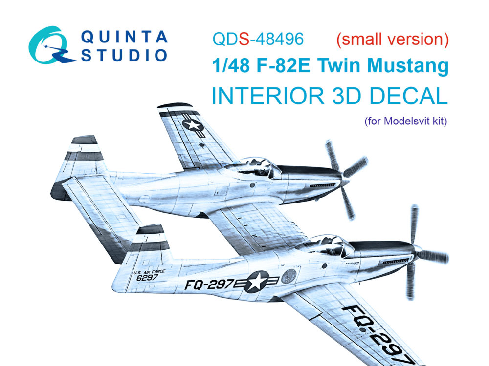 1/48 F-82E Twin Mustang 3D-Print.&col. Interior