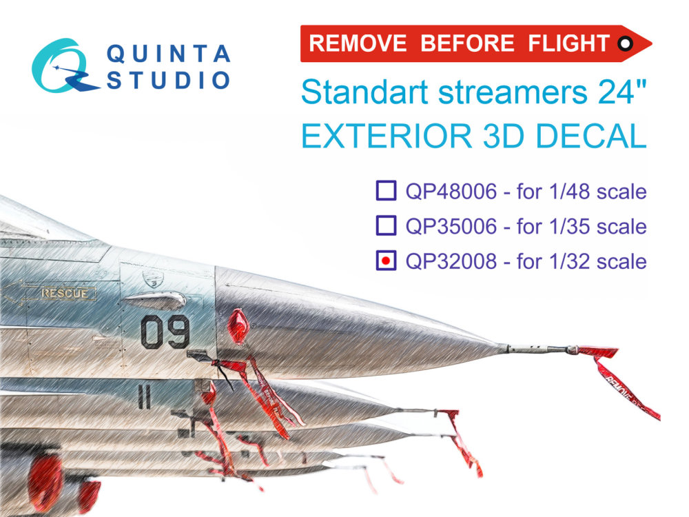 1/32 Remove Before Flight Standard extern.streamer