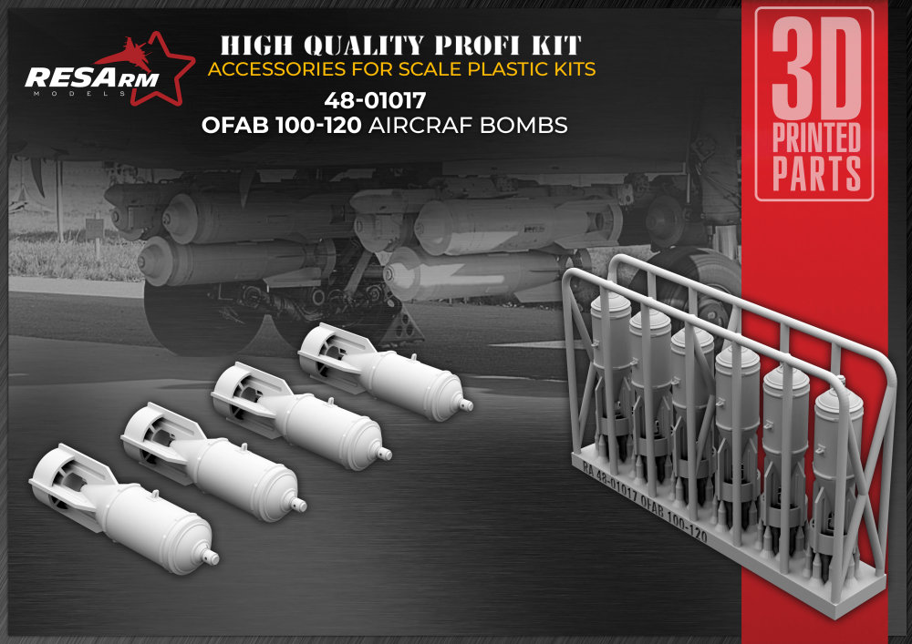 1/48 OFAB 100-120 Aircraft Bombs (4 pcs.)