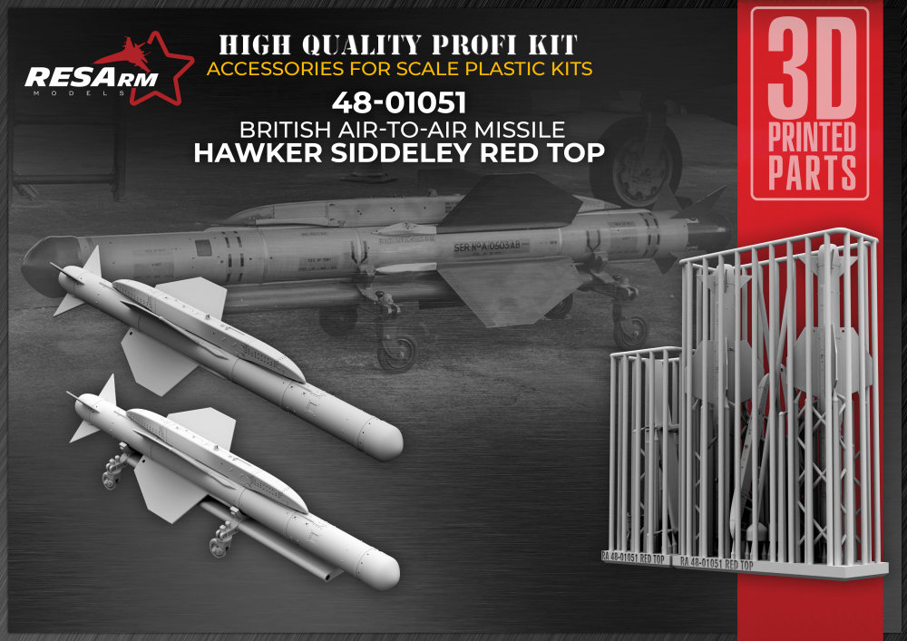 1/48 Hawker Siddeley RED TOP AA Missiles (2 pcs.)