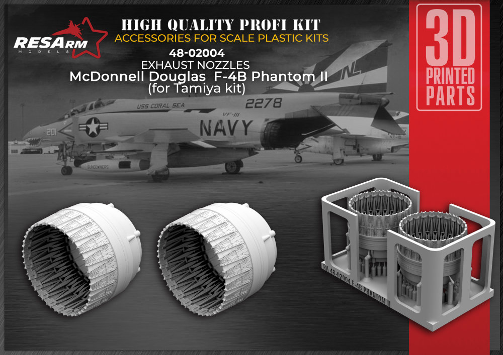 1/48 F-4B Phantom II Exhaust nozzles (TAM)