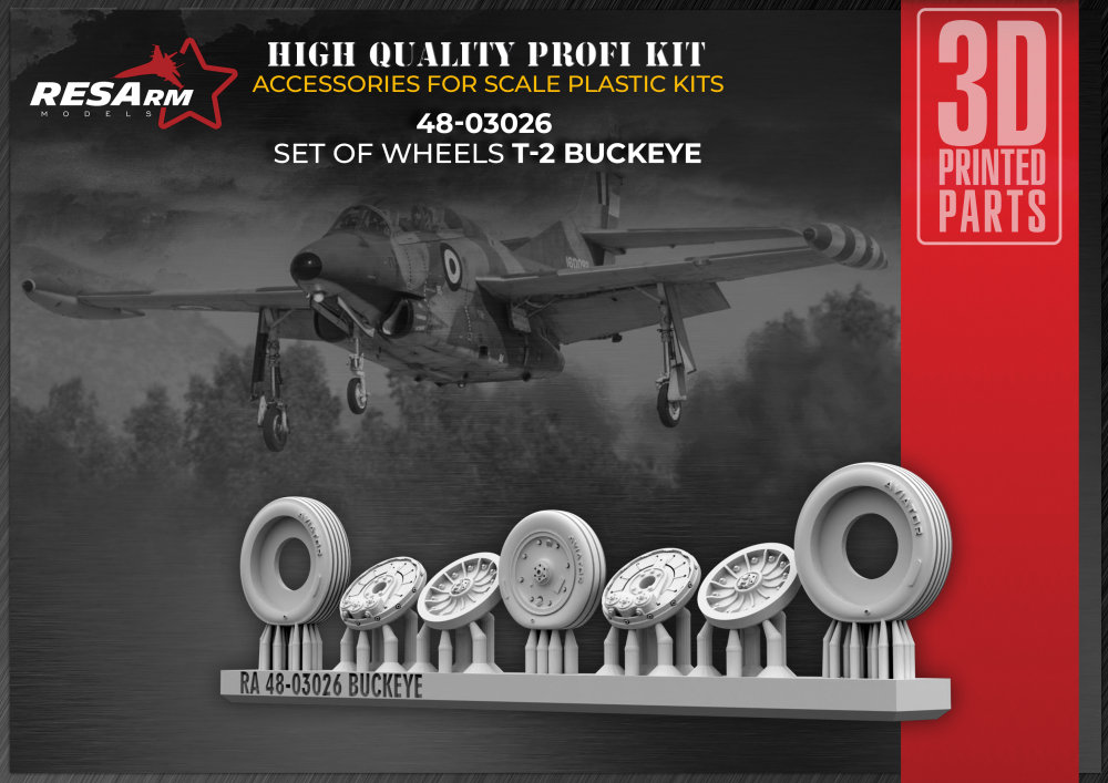 1/48 T-2 BUCKEYE wheels set