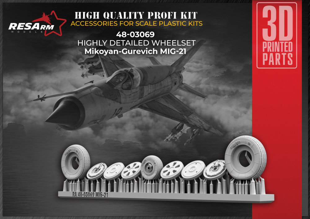 1/48 MiG-21 wheels set