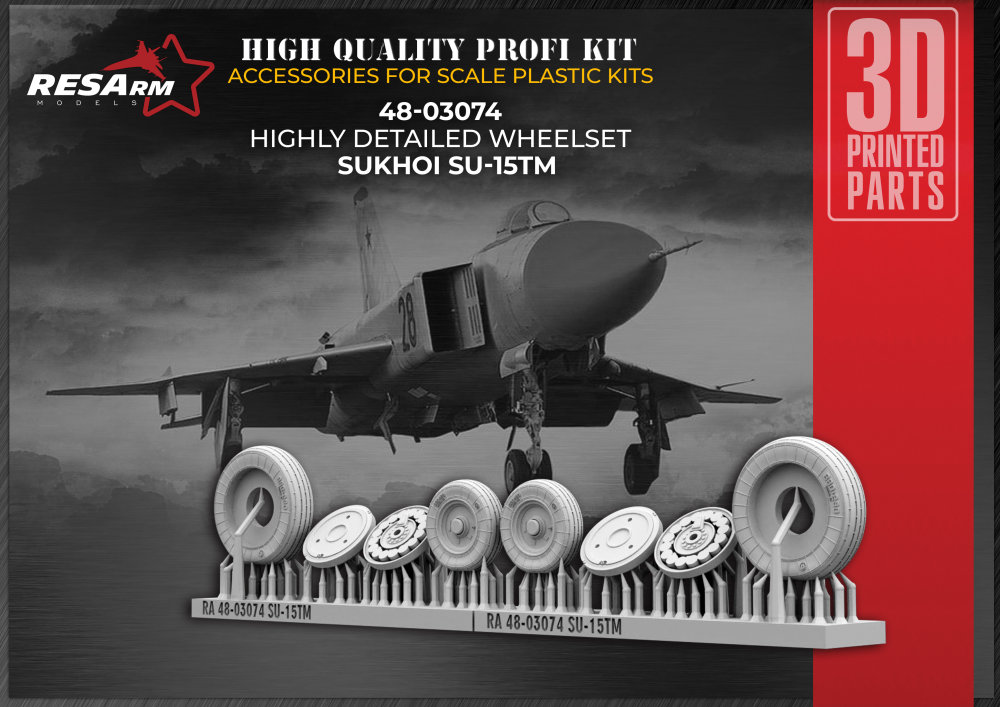 1/48 Sukhoi Su-15TM wheels set