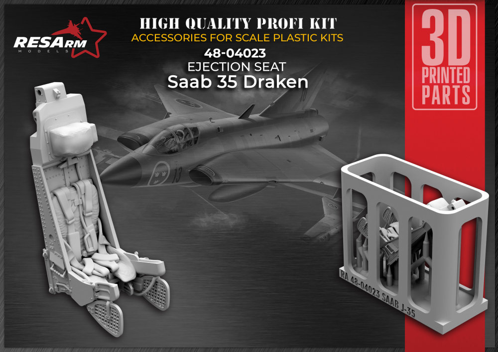 1/48 SAAB J-35 Draken Ejection Seat