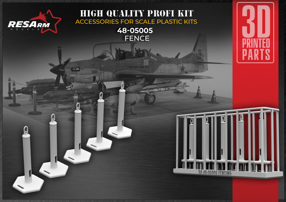 1/48 Fence (5 pcs.)