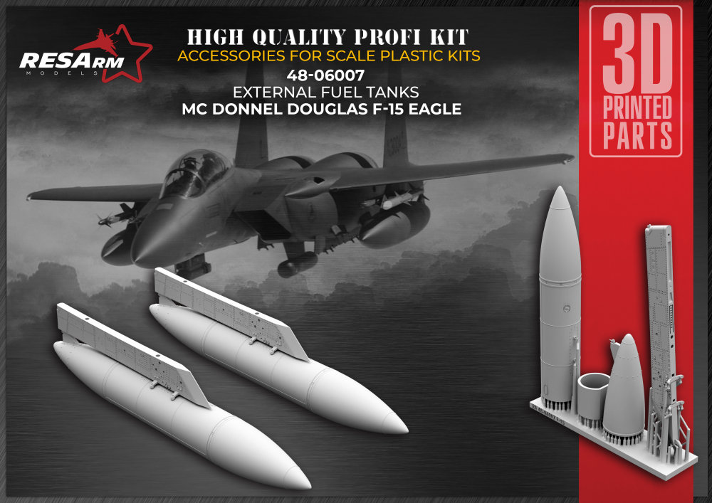 1/48 F-15 Eagle External Fuel Tanks (2 pcs.)