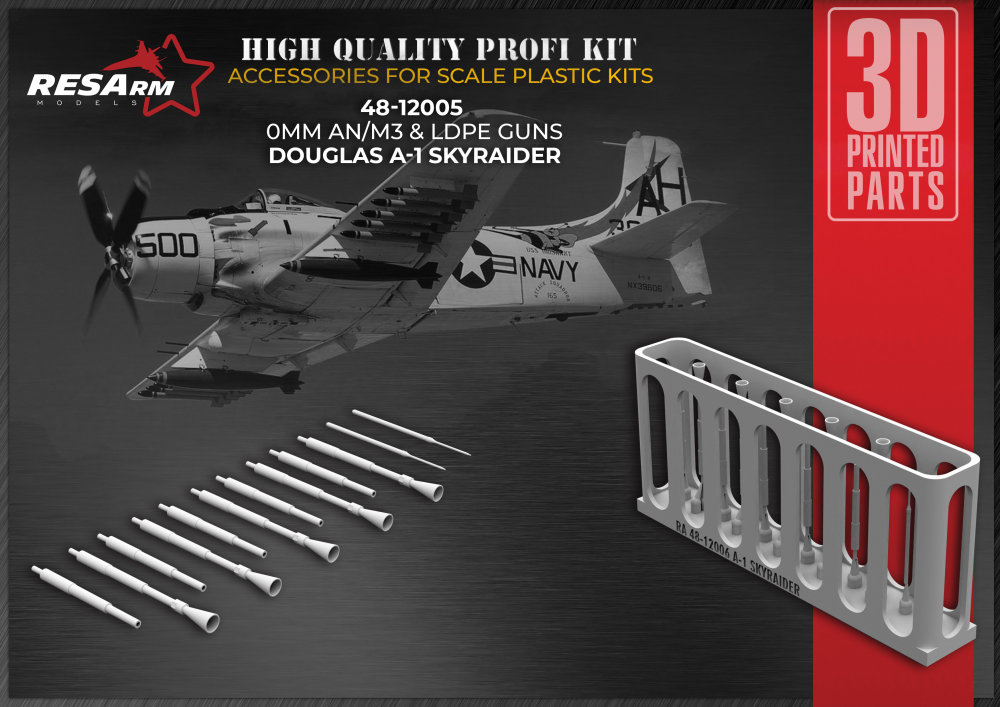 1/48 Douglas A-1 Skyraider Set of Guns