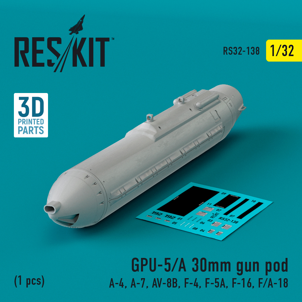 1/32 GPU-5/A 30mm gun pod 