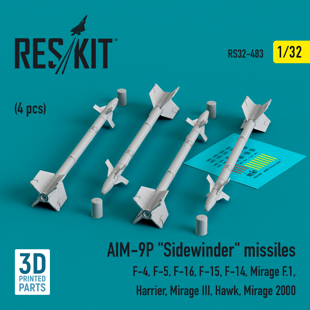 1/32 AIM-9P 'Sidewinder' missiles (4 pcs.)