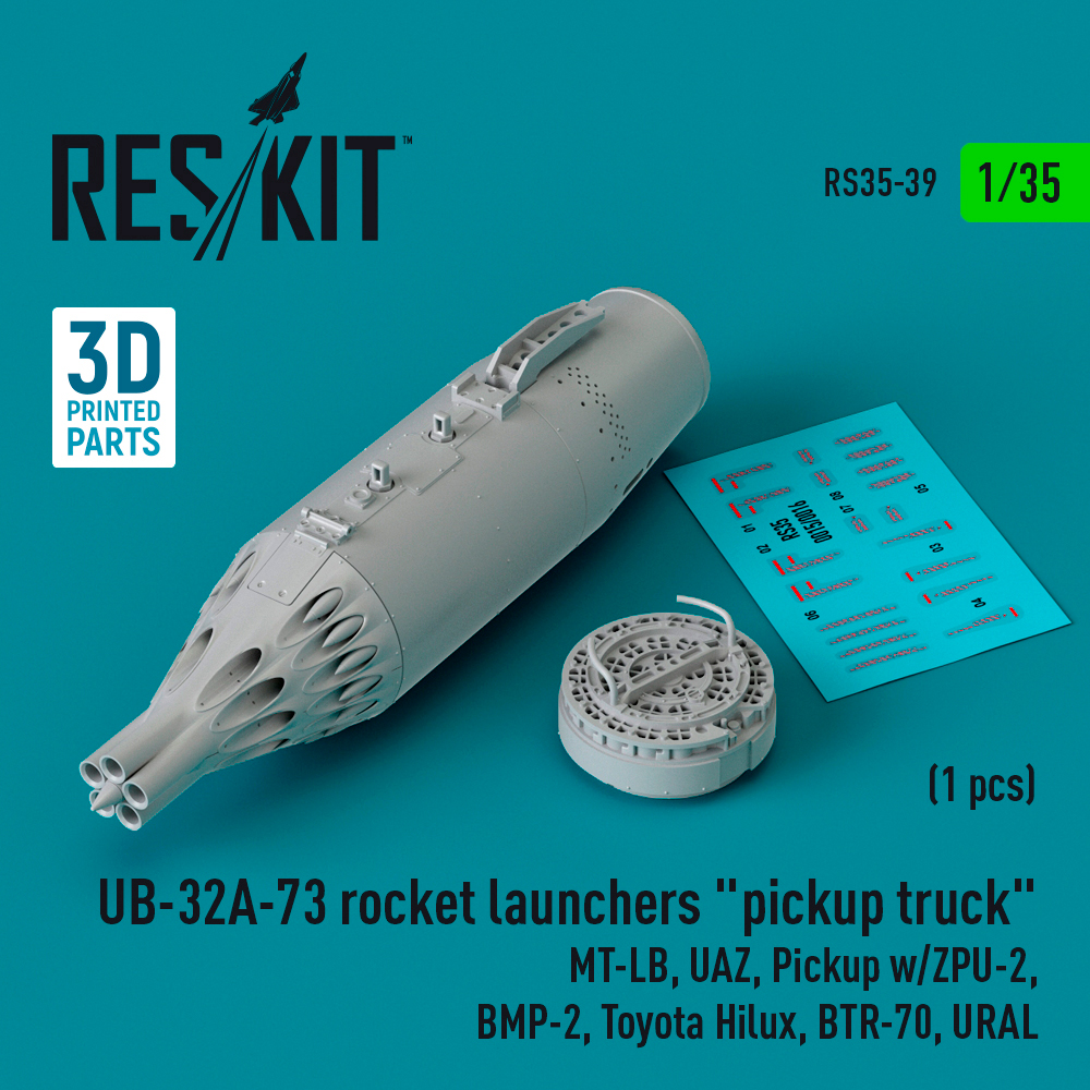 1/35 UB-32A-73 rocket launchers 'pickup truck'