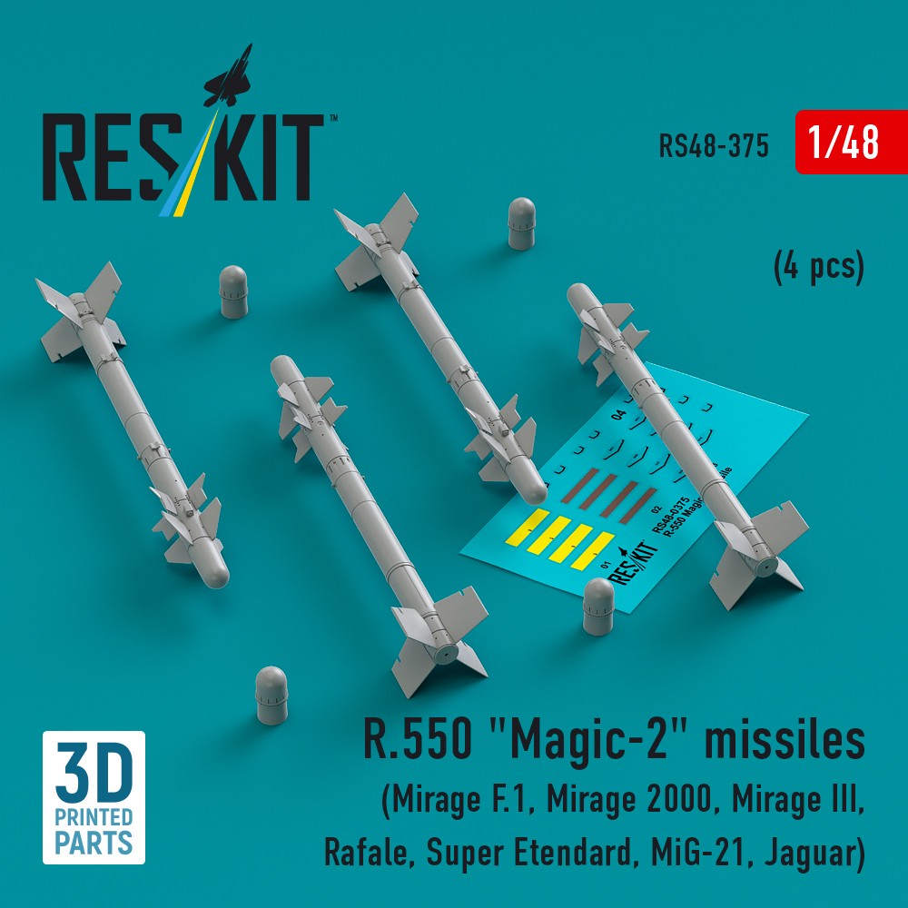 1/48 R.550 'Magic-2' missiles (4 pcs.)