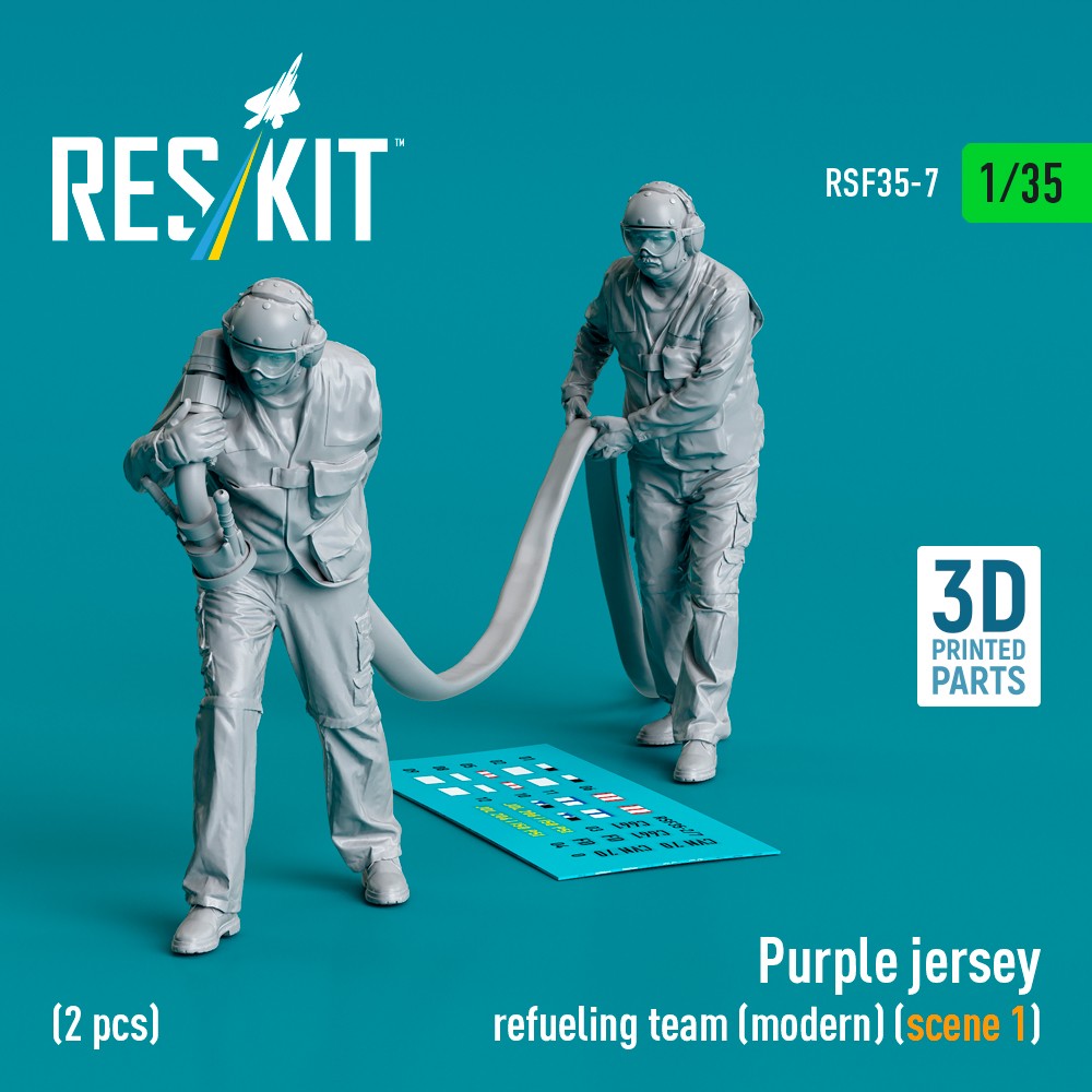 1/35 Purple jersey refueling team modern 1 (2 fig)