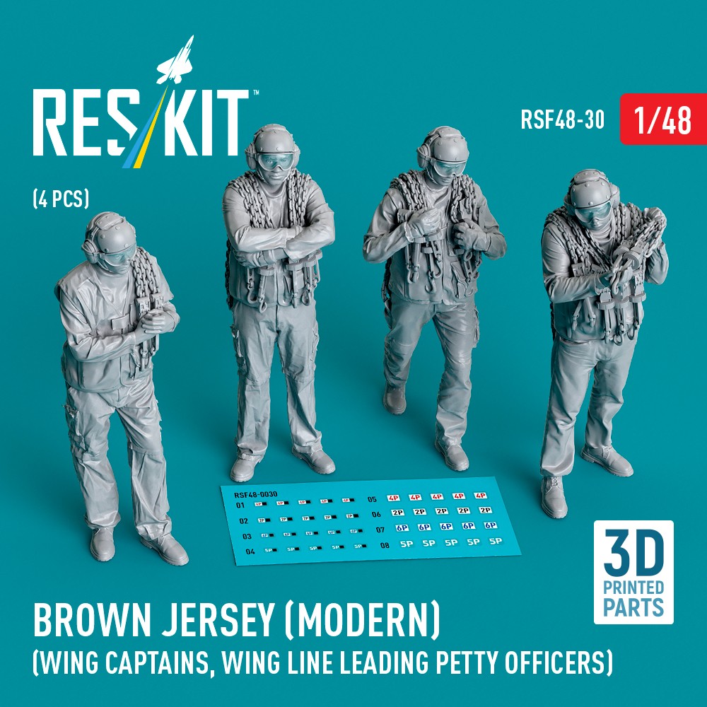 1/48 Brown jersey modern (4 fig.)