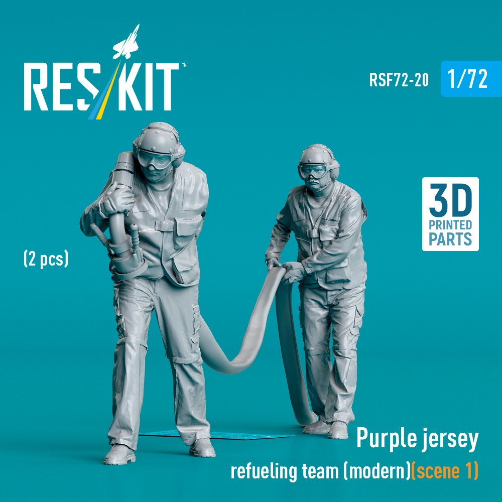 1/72 Purple jersey refueling team modern 1 (2 fig)