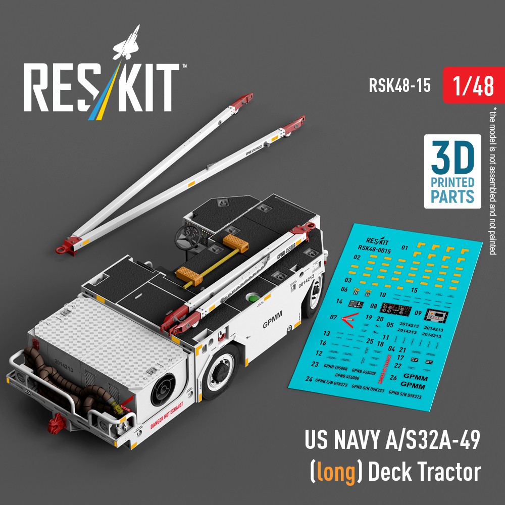 1/48 US NAVY A/S32A-49 (long) Deck Tractor