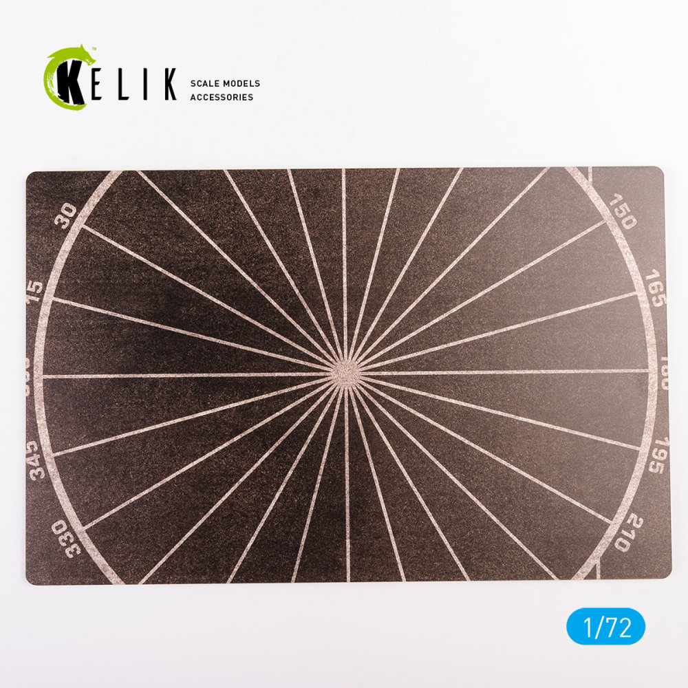 1/72 Compass calibration circle Base (280x180 mm)