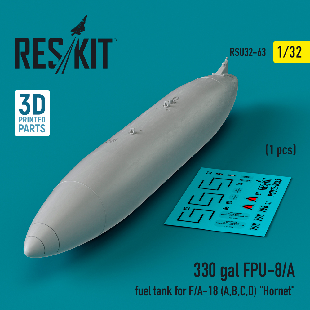 1/32 330 gallon FPU-8/A fuel tank F/A-18 (A,B,C,D)