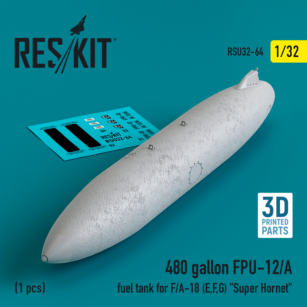 1/32 480 gallon FPU-12/A fuel tank F/A-18 (E,F,G)