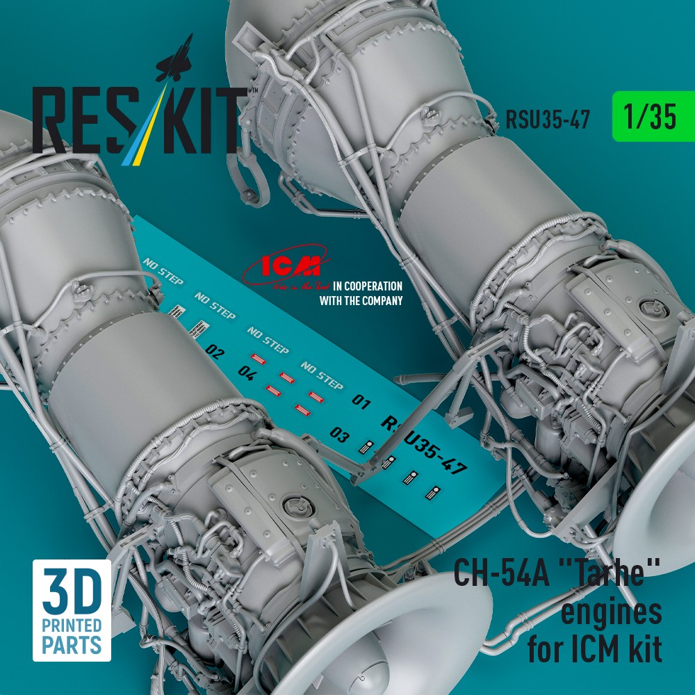 1/35 CH-54A 'Tarhe' engines (ICM)