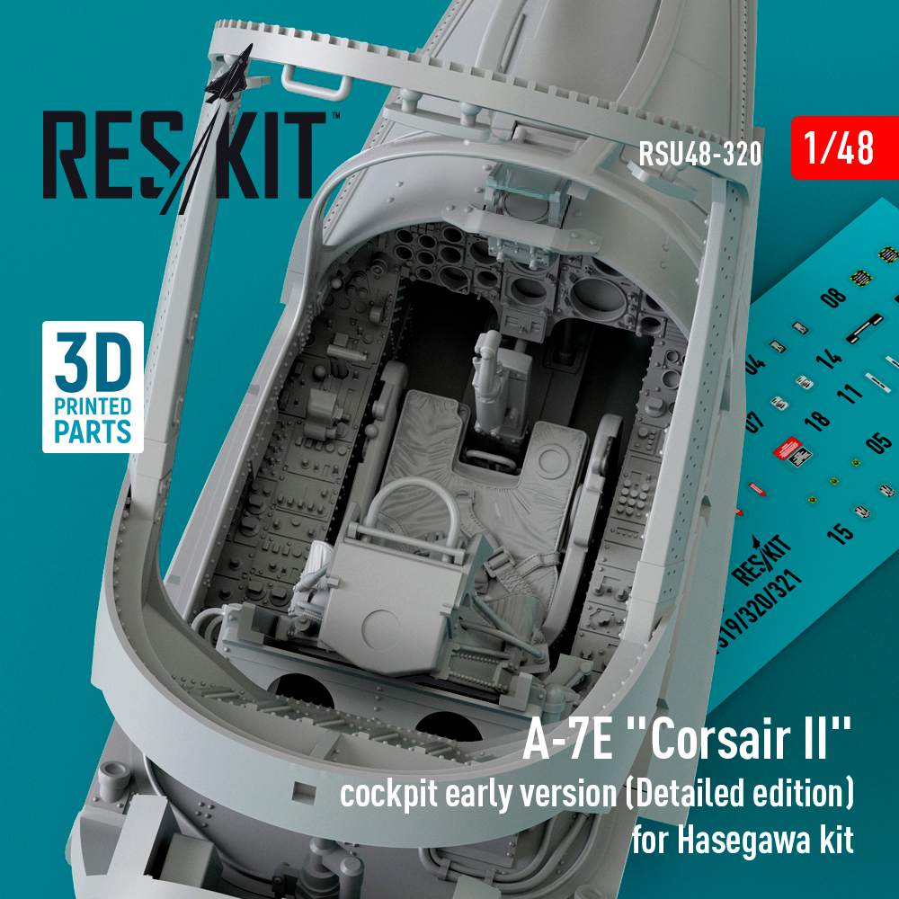 1/48 A-7E 'Corsair II' cockpit early version (HAS)