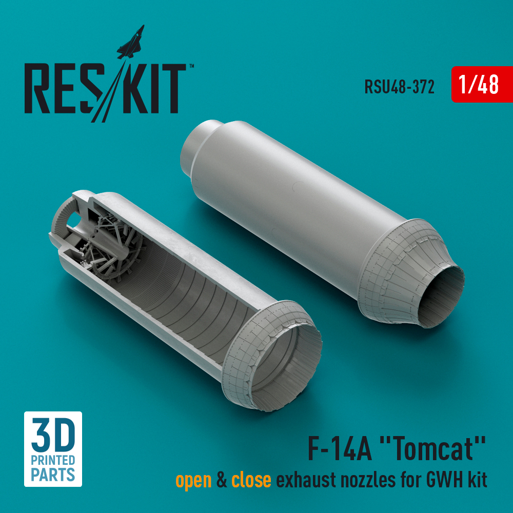 1/48 F-14A 'Tomcat' open&close exh.nozzles (GWH)