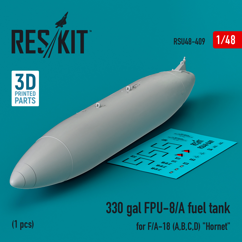 1/48 330 gallon FPU-8/A fuel tank F/A-18 Hornet