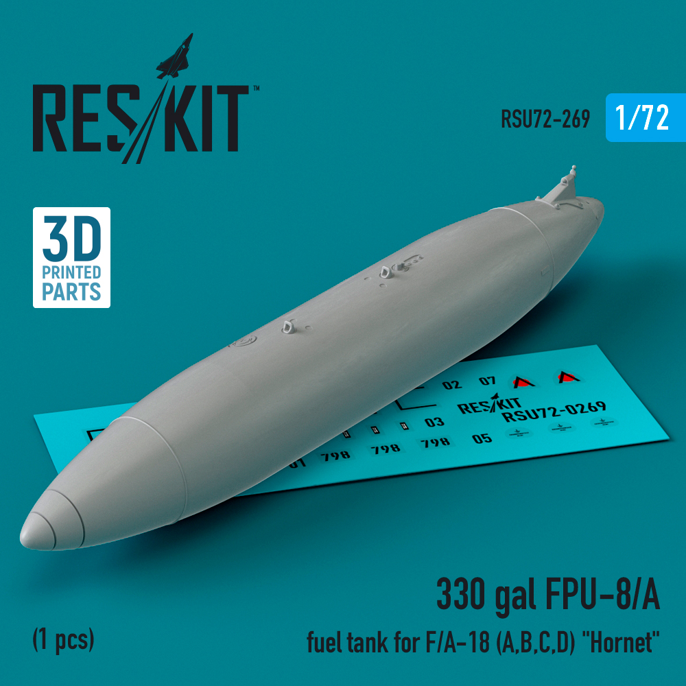 1/72 330 gal FPU-8/A fuel tank F/A-18 (A,B,C,D)